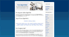 Desktop Screenshot of hyralagenheter.se